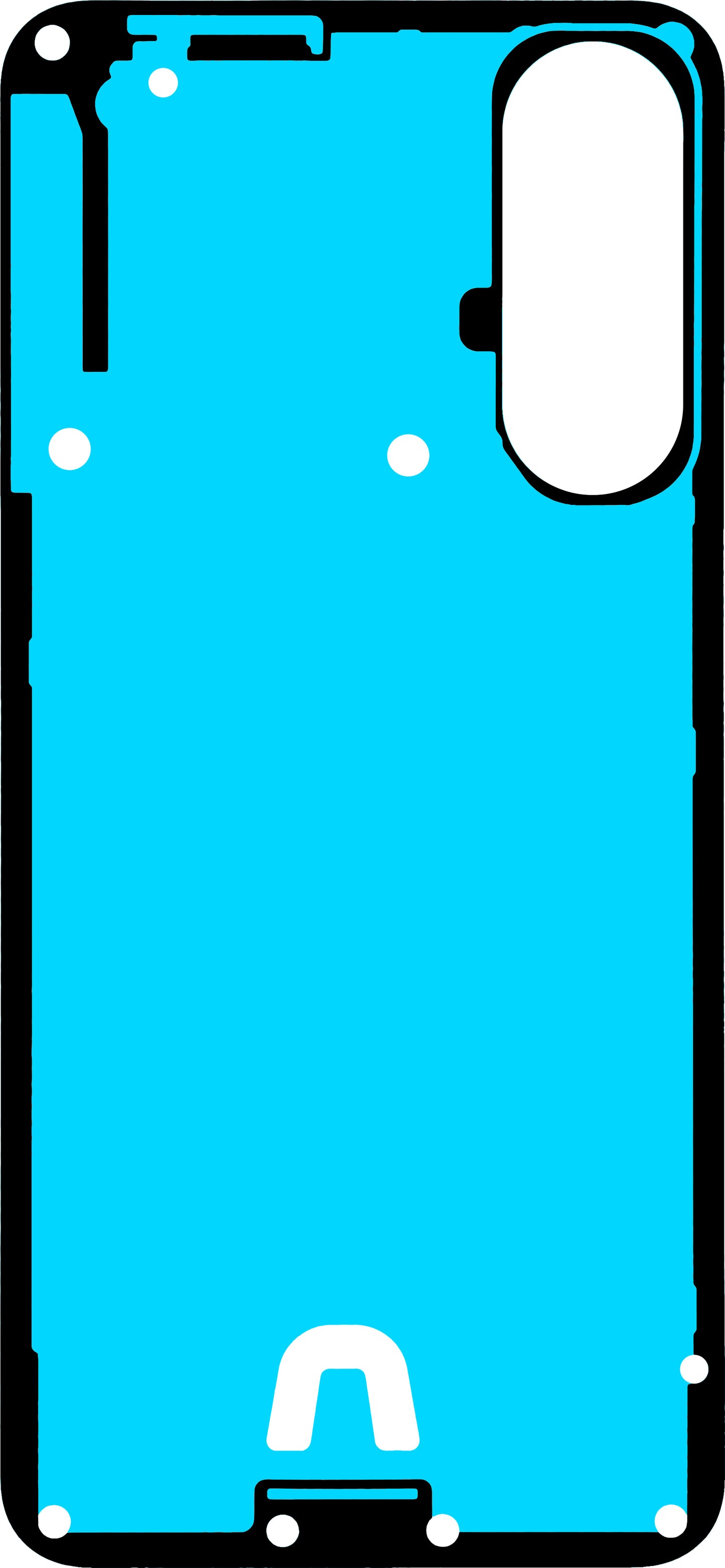 Lim for batterideksel Samsung Galaxy A17 5G, Service Pack GH81-27932A