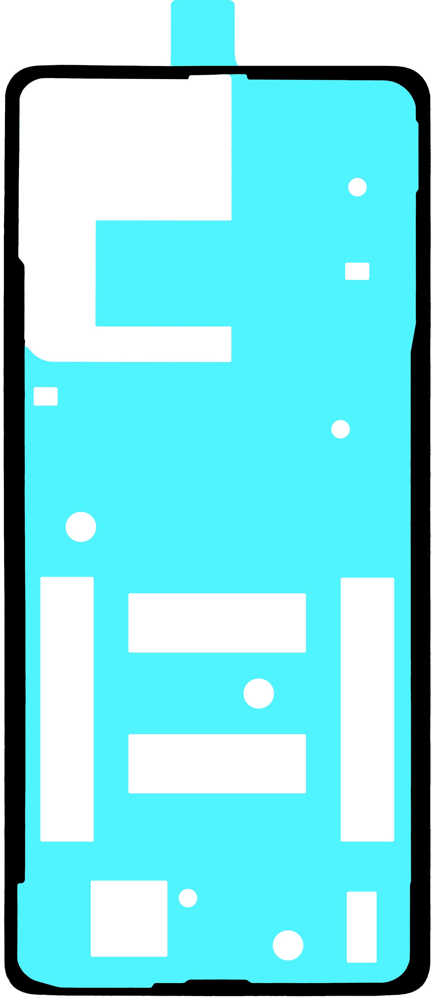 Batterideksel-lim Xiaomi Redmi Note 14S