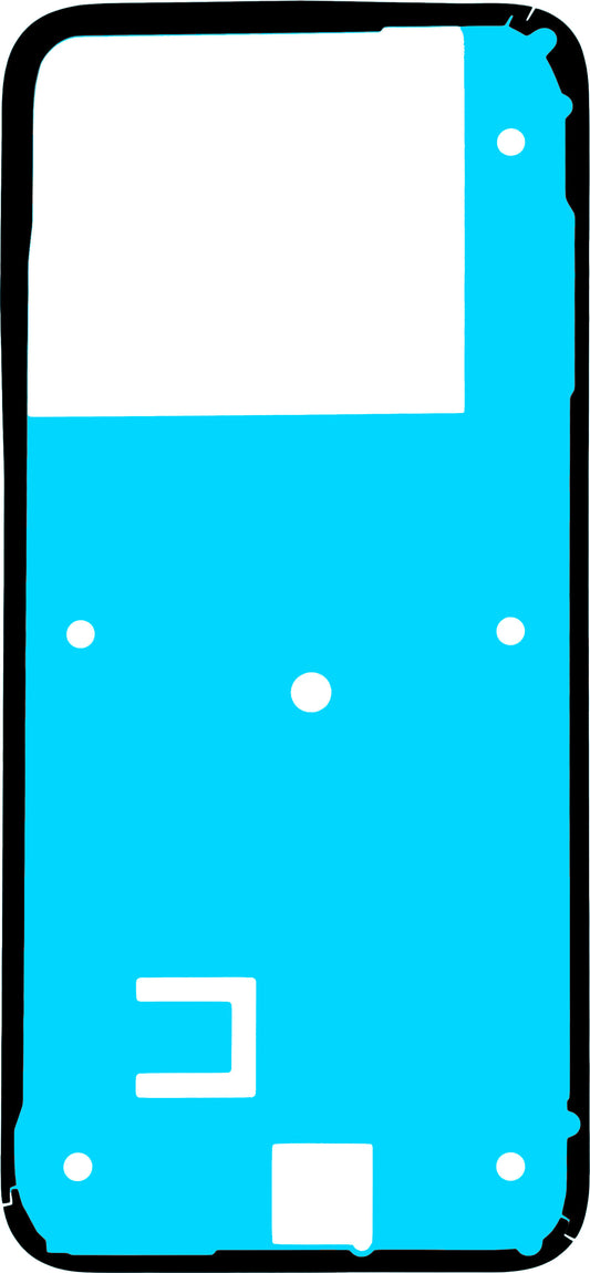 Lim for Motorola Moto G77 / G67-skjerm, Service Pack 5948C32027