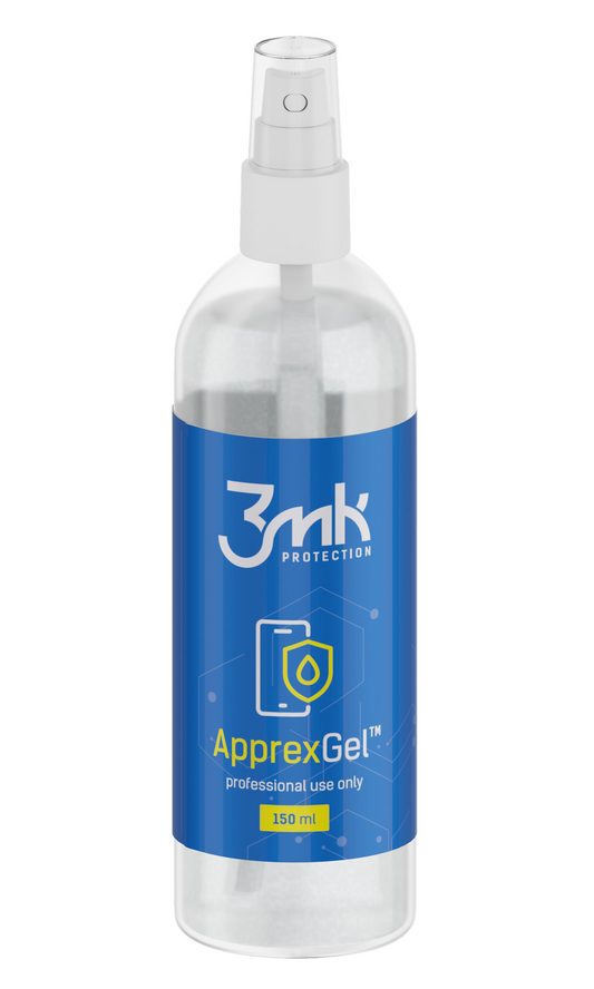 3MK ApprexGel-gel for påføring av beskyttelsesfilm i plast/silikon, 150 ml