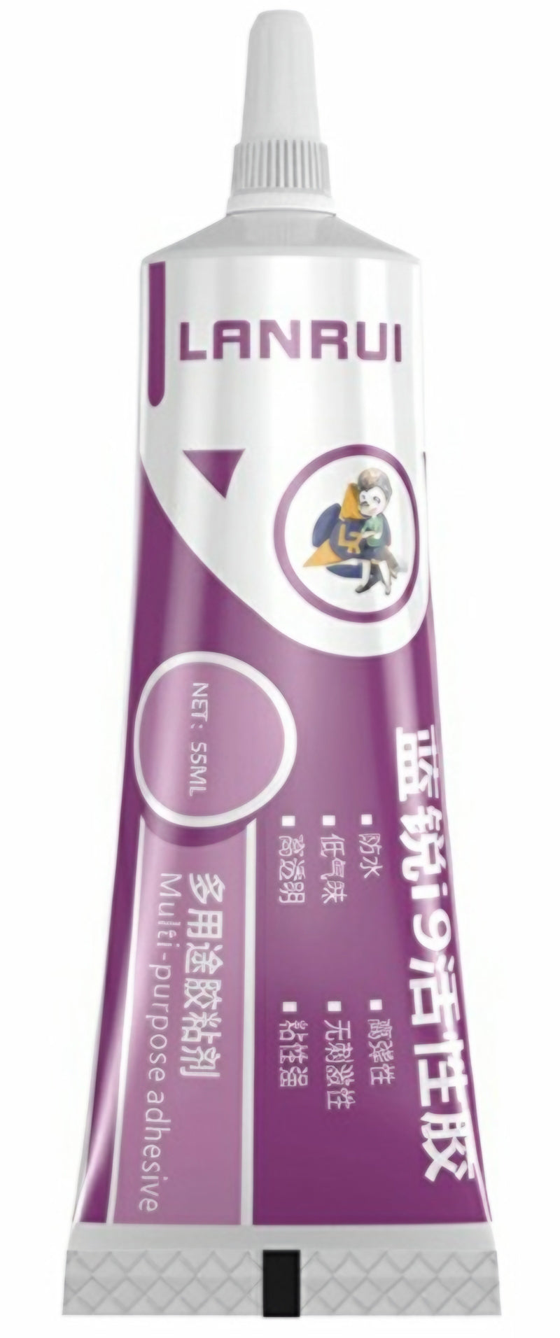 Lanrui I9 flytende lim, 55 ml, transparent