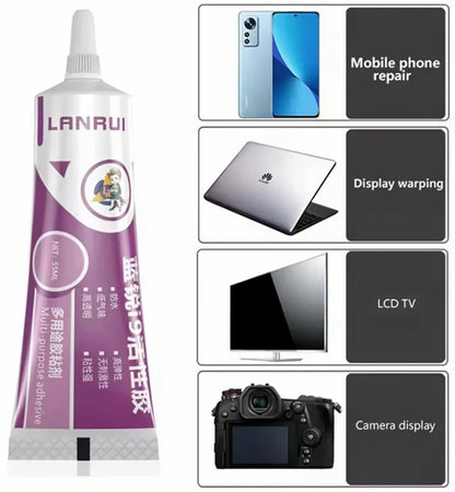 Lanrui I9 flytende lim, 55 ml, transparent