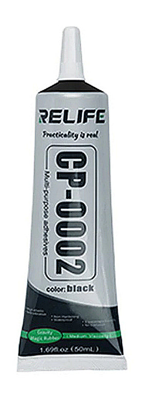 Relife CP-0002 flytende lim, 50 ml, svart