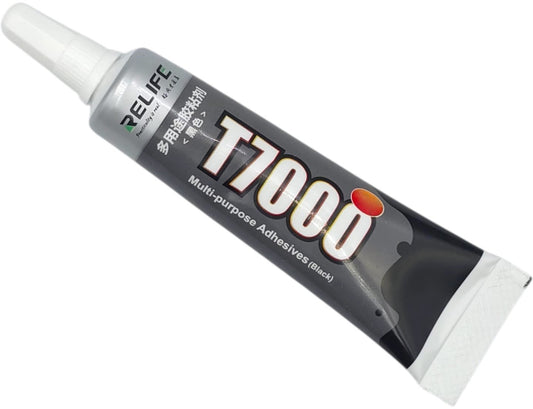 Relife T-7000 flytende lim, 110 ml, svart