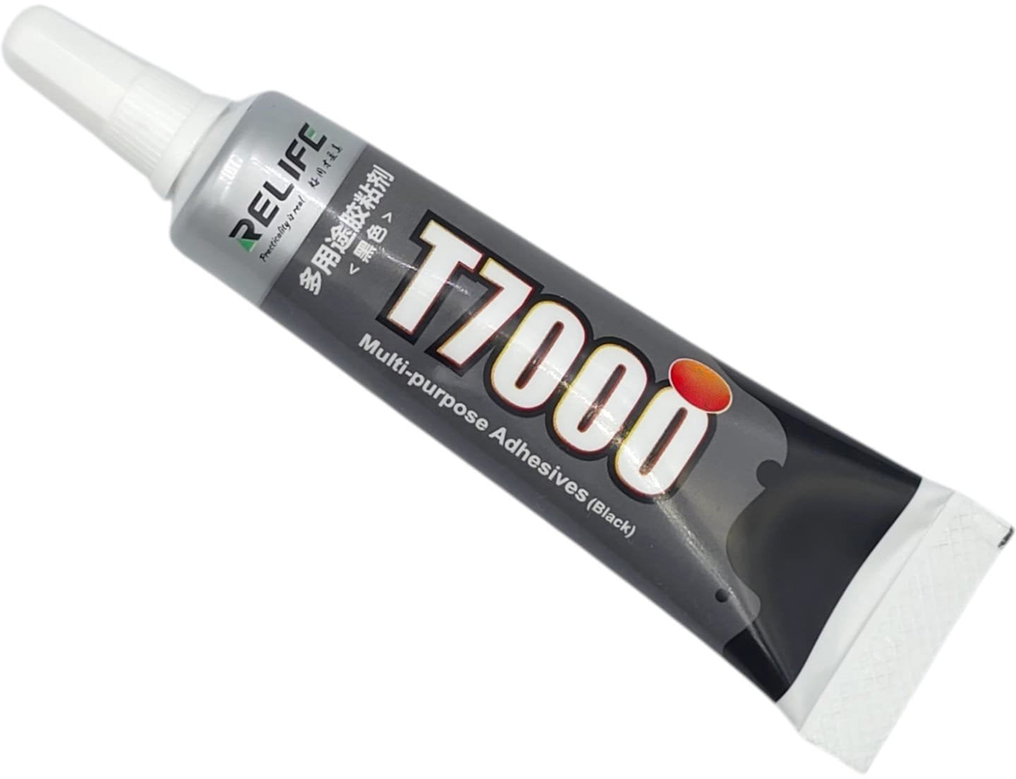 Relife T-7000 Flytende Lim, 15ml, Svart