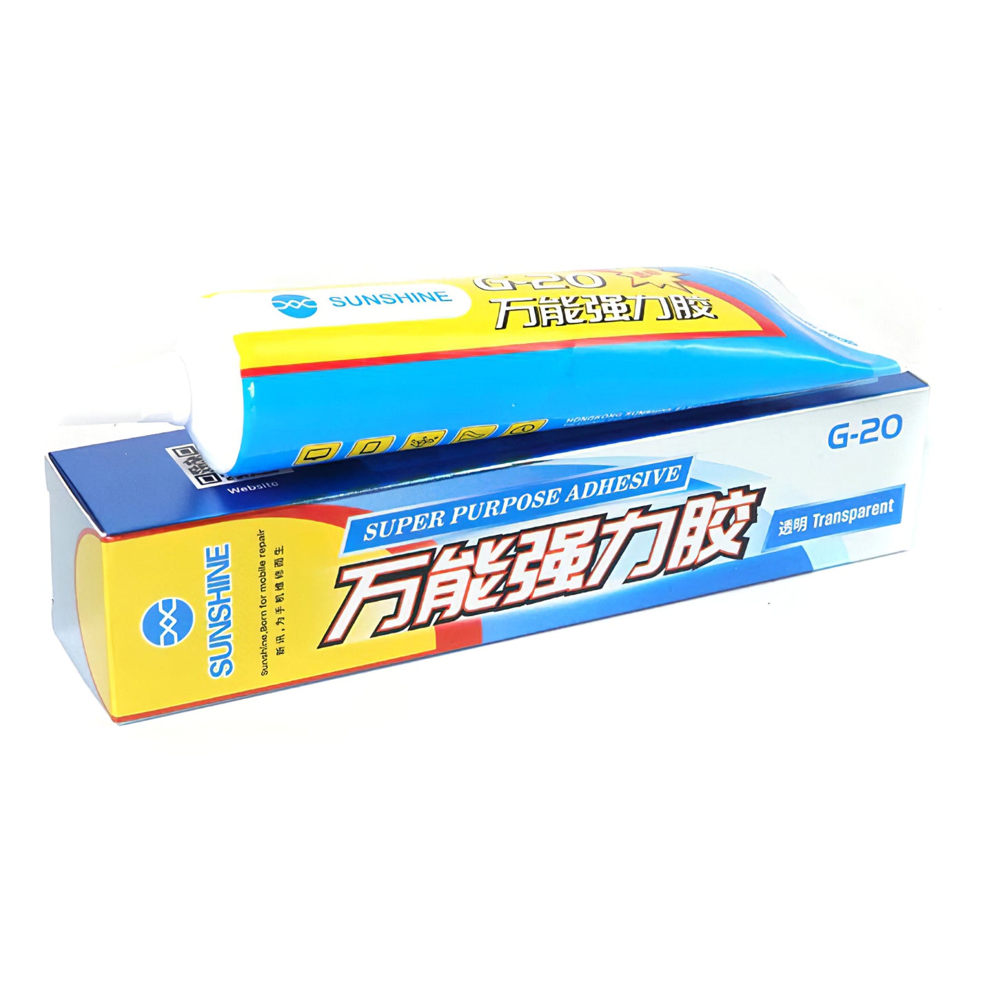 Sunshine G-20 flytende lim, 50ml, transparent