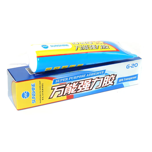 Sunshine G-20 flytende lim, 50ml, transparent