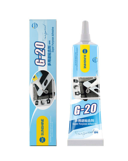 Sunshine G-20 flytende lim, 15ml, transparent