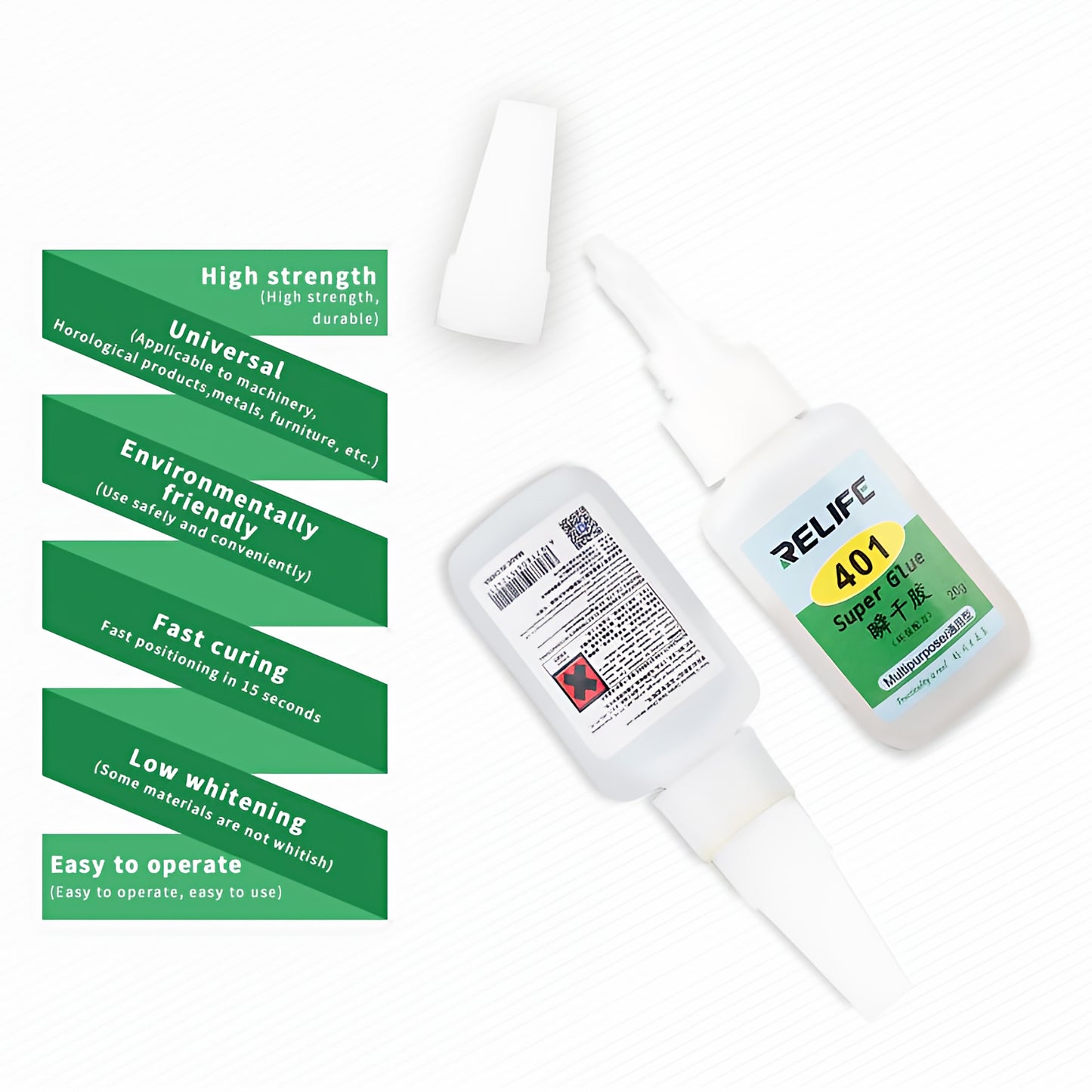Flytende Superlim Relife RL-401, 20ml