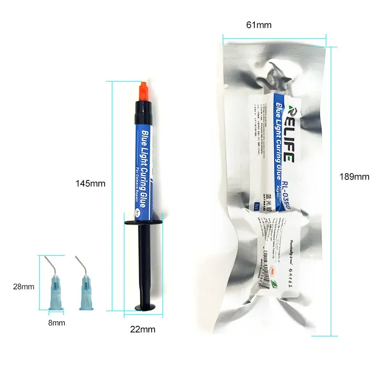 Relife RL-035G UV flytende lim for telefonkamera, 3 ml