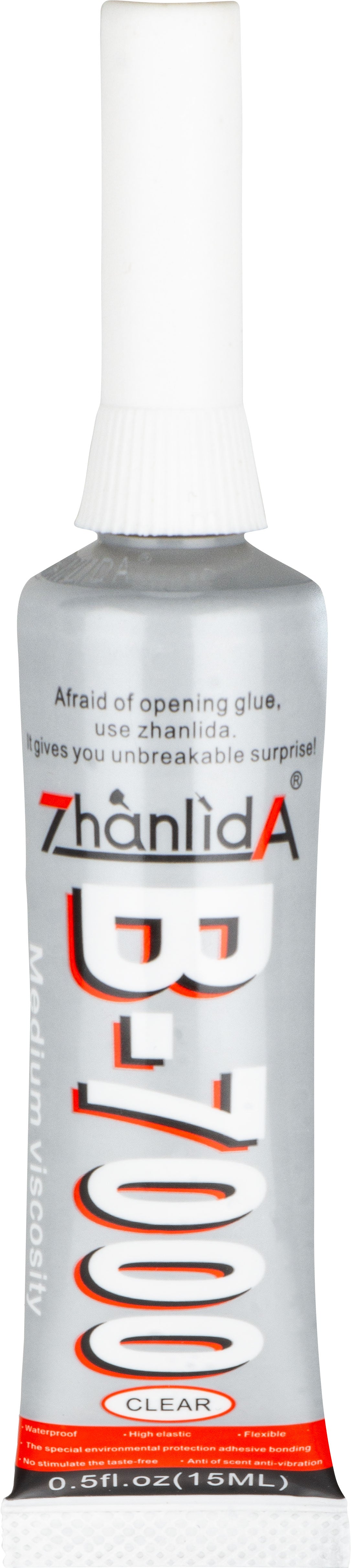 Zhanlida B-7000 Flytende Lim, 15ml, Gjennomsiktig