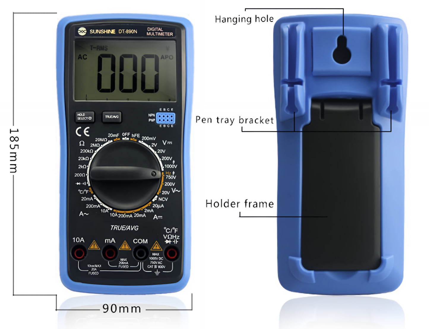 Digital måleinstrument Sunshine DT-890N