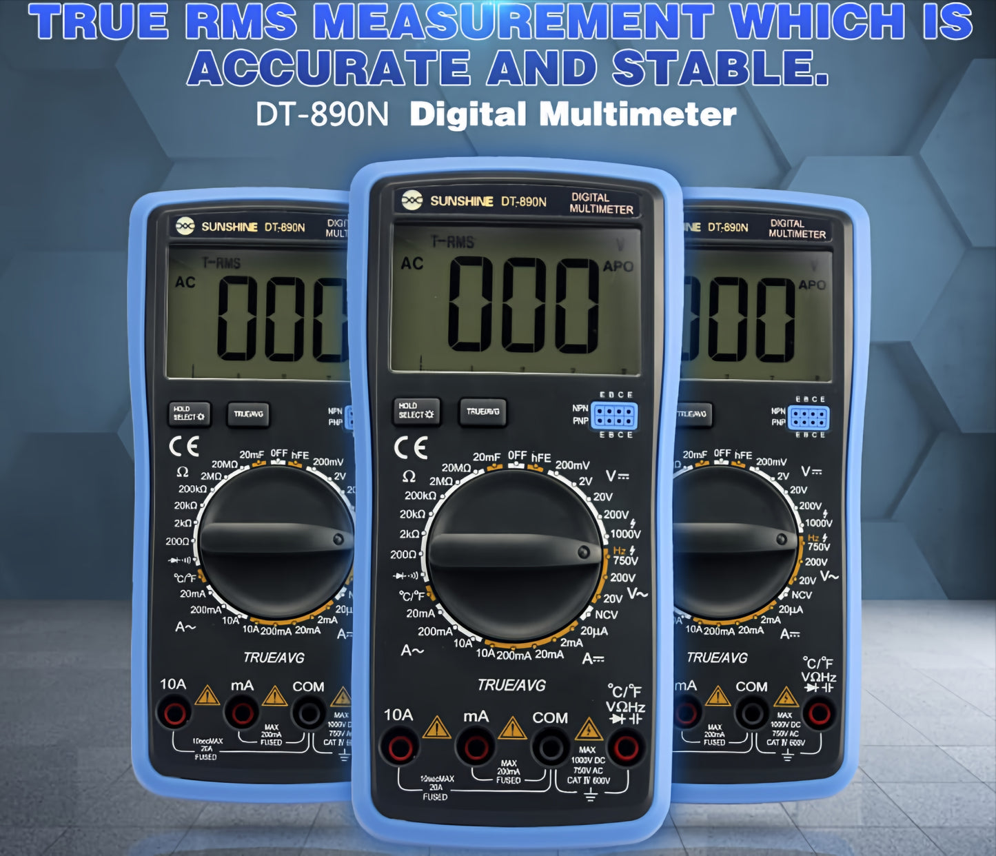 Digital måleinstrument Sunshine DT-890N