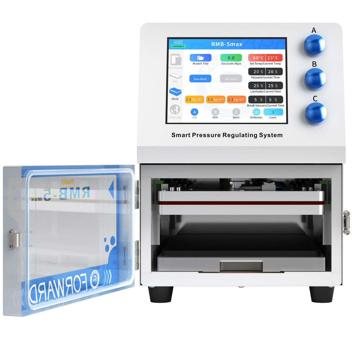 OCA-lamineringsmaskin / Boblefjerner Forward RMB-5MAX
