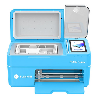 UV-vakuumlamineringsapparat Sunshine C3 Mix Ultra for påføring av UV-beskyttelsesfilmer / hydrogel, 2i1