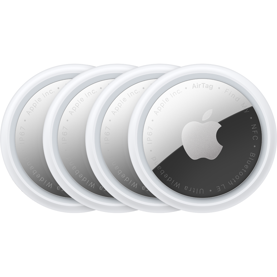 Apple AirTag, sett med 4 stykker, hvit MX542AM/A