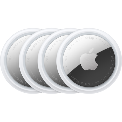 Apple AirTag, sett med 4 stykker, hvit MX542AM/A