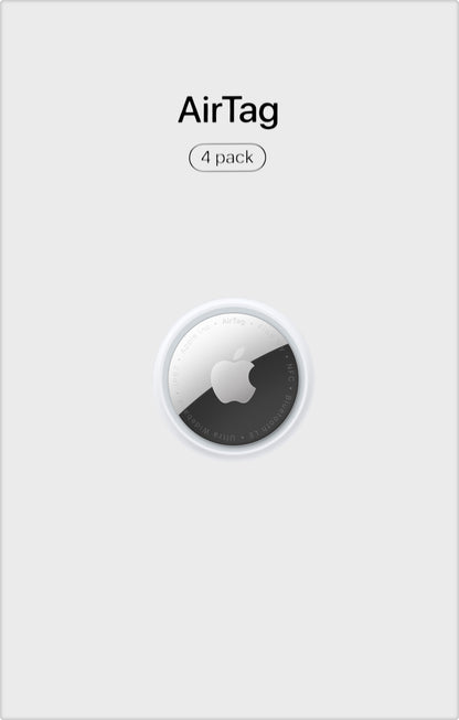 Apple AirTag, sett med 4 stykker, hvit MX542AM/A