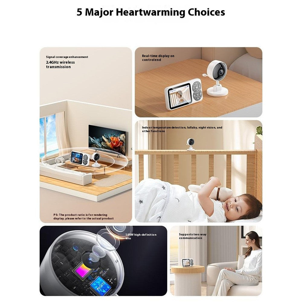 Baby Monitor Yesido KM26, Wi-Fi, Hvit