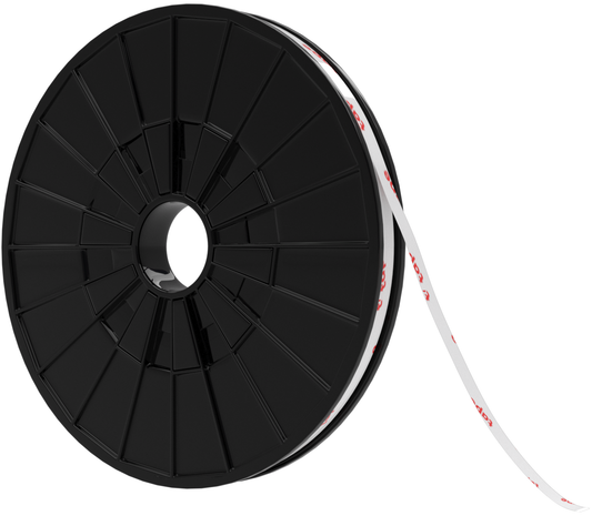 Tesa dobbeltsidig tape, 5 mm, akryl, hvit