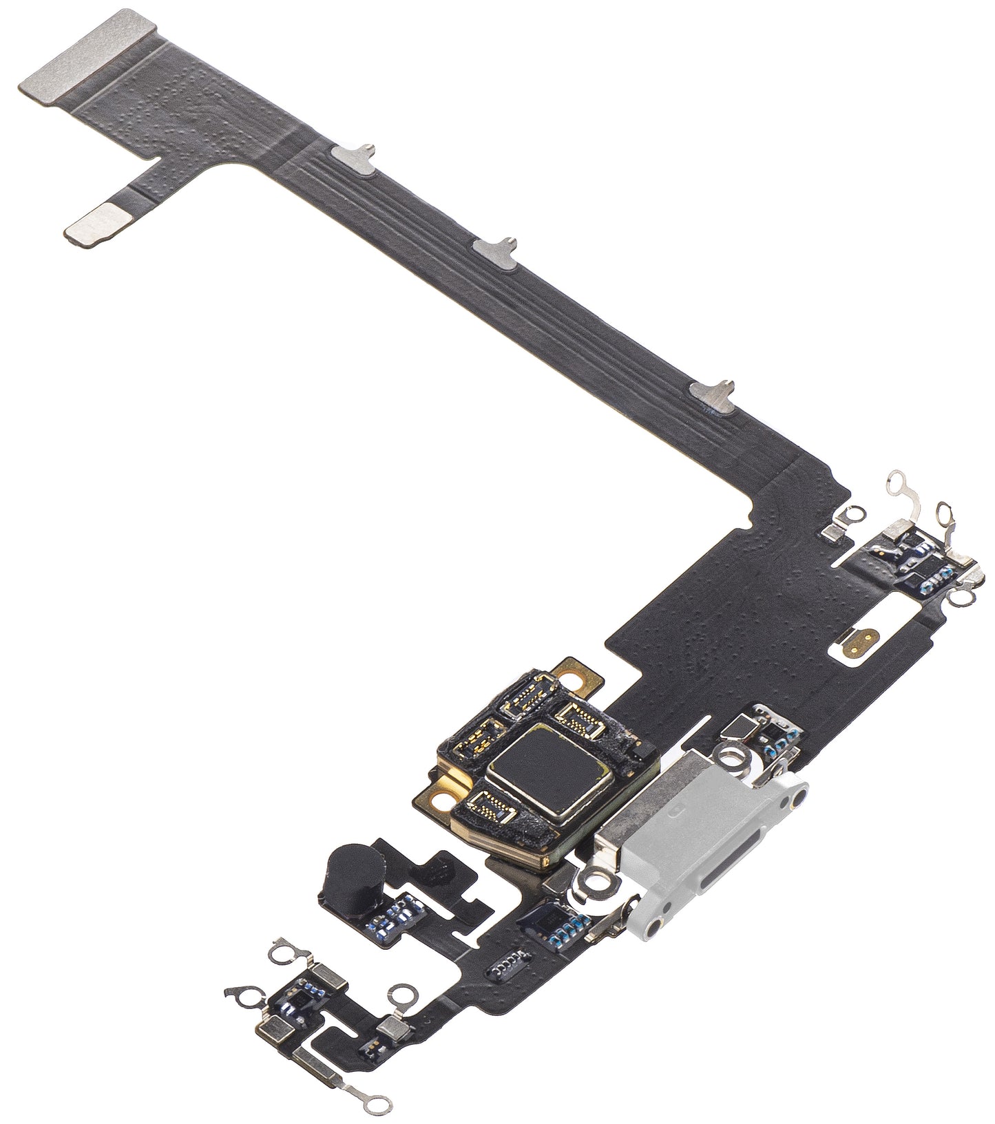 Bånd med lade-/datakontakt - mikrofon Apple iPhone 11 Pro Max, sølv