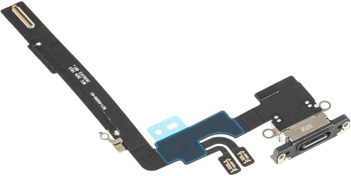 Ladekabel med kontakt for Apple iPhone 16 Pro Max, svart