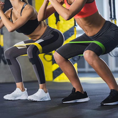 Fitnessstrikk Techsuit TS-01, sett med 5 stk, flerfarget