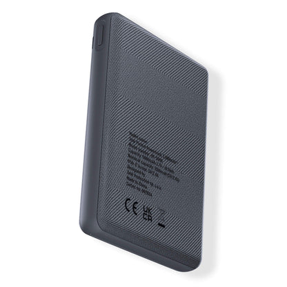Ekstern Batteri 3MK Pocket, 5000mAh, 12W, 1 x USB-C, Grå