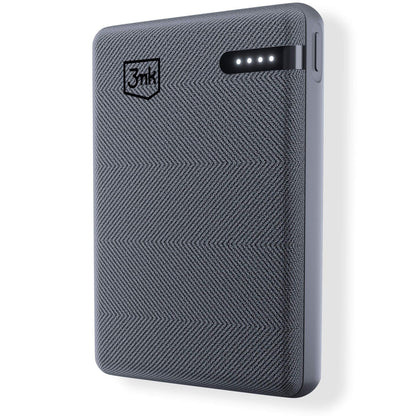 Ekstern Batteri 3MK Pocket, 5000mAh, 12W, 1 x USB-C, Grå