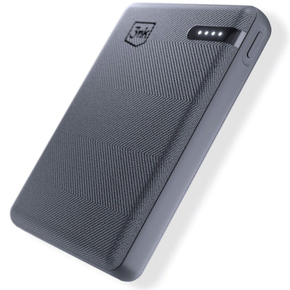Ekstern Batteri 3MK Pocket, 5000mAh, 12W, 1 x USB-C, Grå