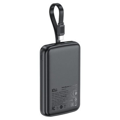 Ekstern batteri Acefast M13, 10000mAh, 22.5W, QC + PD, 1 x USB-A - 2 x USB-C, Svart