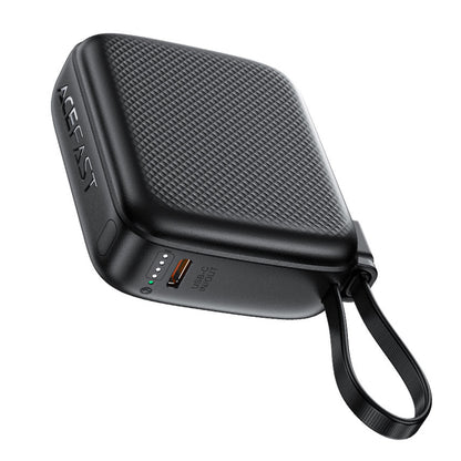 Ekstern batteri Acefast M15, 10000mAh, 20W, PD, 2 x USB-C, Svart