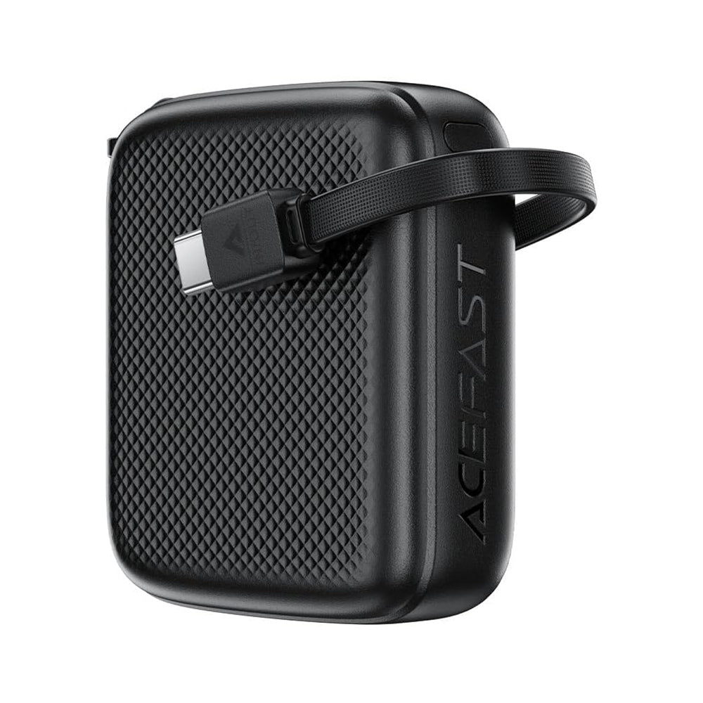 Ekstern batteri Acefast M15, 10000mAh, 20W, PD, 2 x USB-C, Svart