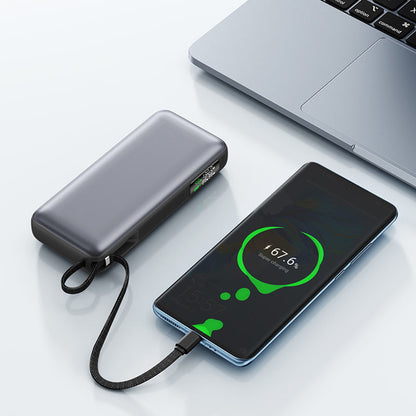 Ekstern Batteri Acefast M22, 20000mAh, 130W, QC + PD, 1 x USB-A - 2 x USB-C, Svart