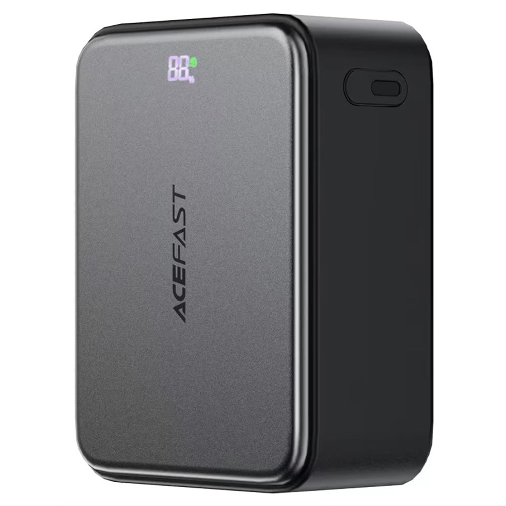 Ekstern batteri Acefast M28, 10000mAh, 22.5W, QC + PD, 1 x USB-A - 2 x USB-C, Svart