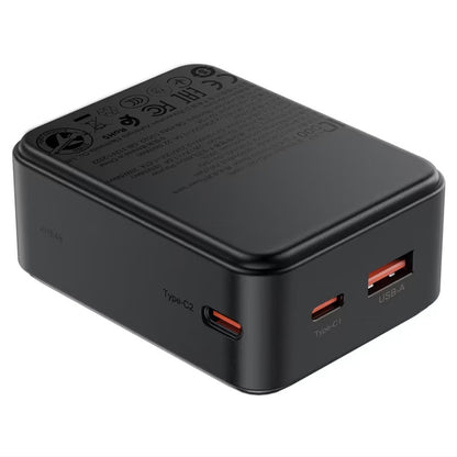 Ekstern batteri Acefast M28, 10000mAh, 22.5W, QC + PD, 1 x USB-A - 2 x USB-C, Svart