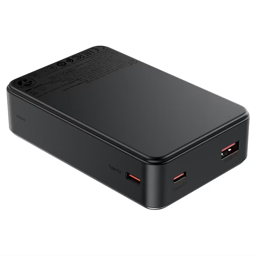 Ekstern batteri Acefast M29, 20000mAh, 22.5W, QC + PD, 1 x USB-A - 2 x USB-C, Svart