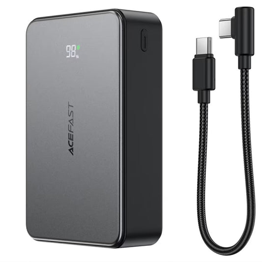 Ekstern batteri Acefast M29, 20000mAh, 22.5W, QC + PD, 1 x USB-A - 2 x USB-C, Svart