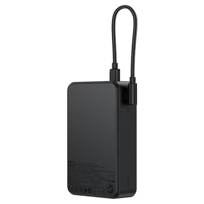 Ekstern batteri Acefast M29, 20000mAh, 22.5W, QC + PD, 1 x USB-A - 2 x USB-C, Svart