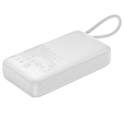 Ekstern batteri Acefast M32, 10000mAh, 35W, PD, 2 x USB-C, Sølv
