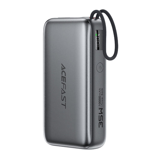 Ekstern batteri Acefast M32, 10000mAh, 35W, PD, 2 x USB-C, Grå