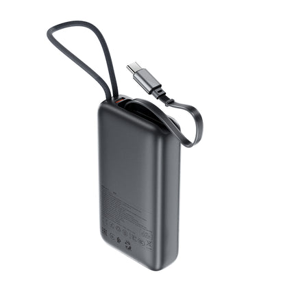 Ekstern batteri Acefast M32, 10000mAh, 35W, PD, 2 x USB-C, Grå