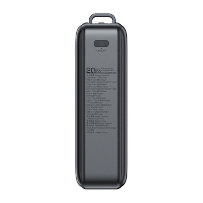 Ekstern batteri Acefast M4, 20000mAh, 67W, PD, 1 x USB-A - 2 x USB-C, Svart