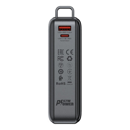 Ekstern batteri Acefast M4, 20000mAh, 67W, PD, 1 x USB-A - 2 x USB-C, Svart
