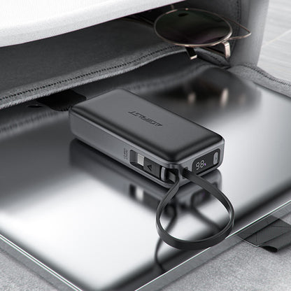 Ekstern batteri Acefast M7, 10000mAh, 30W, QC + PD, 1 x USB-A - 2 x USB-C, Svart
