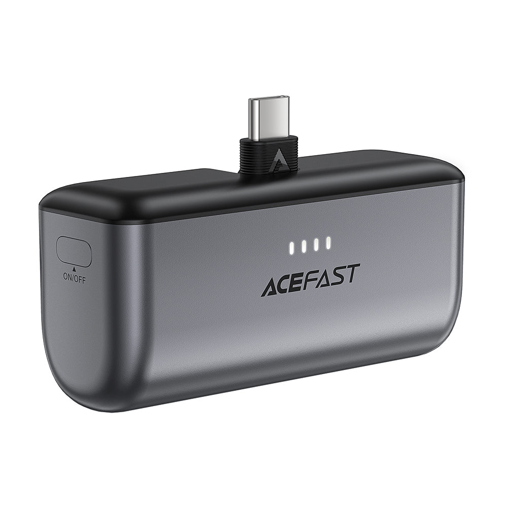 Ekstern batteri Acefast M9, 5000mAh, 20W, PD, 2 x USB-C, svart