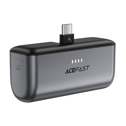 Ekstern batteri Acefast M9, 5000mAh, 20W, PD, 2 x USB-C, svart