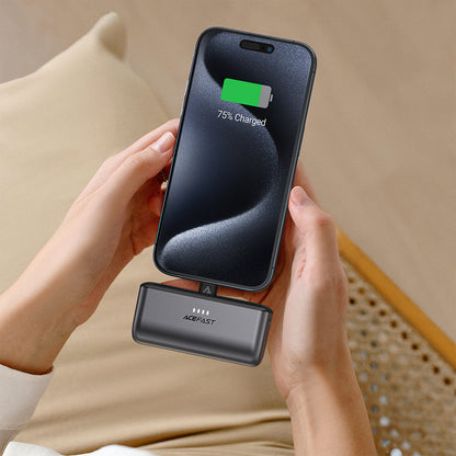 Ekstern batteri Acefast M9, 5000mAh, 20W, PD, 2 x USB-C, svart