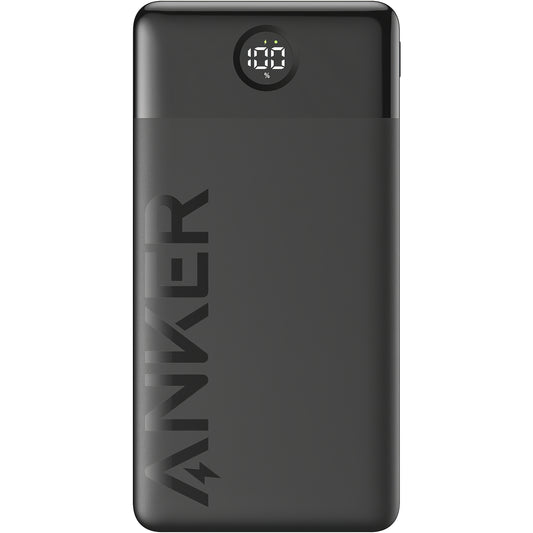 Anker PowerCore 324 eksternt batteri, 10000 mAh, 12 W, 1 x USB-A - 1 x USB-C, svart A1237G11
