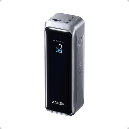Anker Prime Ekstern Batteri, 20100mAh, 220W, QC + PD, 1 x USB-A - 2 x USB-C, Svart A110BH11